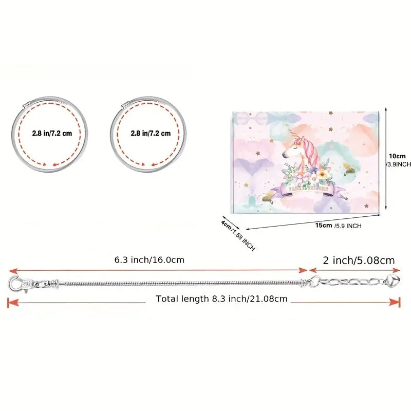 Lisslune | Girls Charm Bracelet Craft Kit