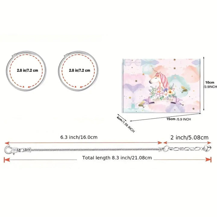 Lisslune | Girls Charm Bracelet Craft Kit