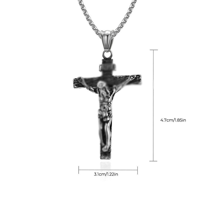 Lisslune | Titanium Steel Cross Pendant Necklace