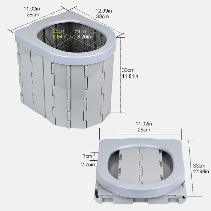 Lisslune | Foldable Toilet in the Car