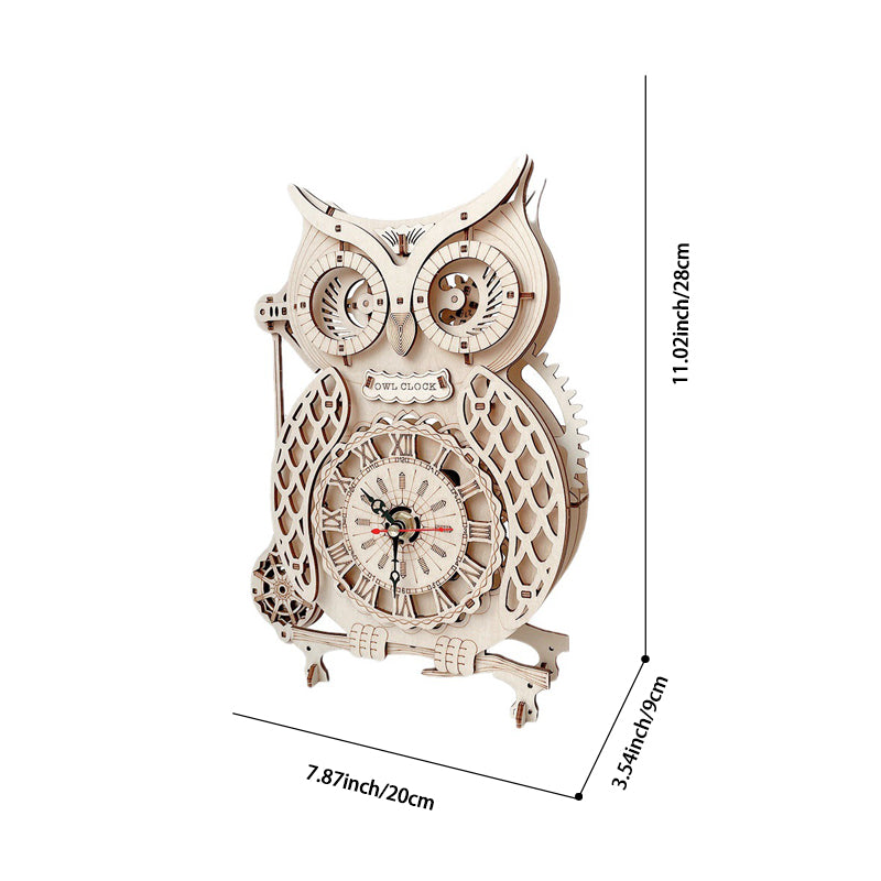Lisslune | Super mechanical wooden model puzzle set🦉