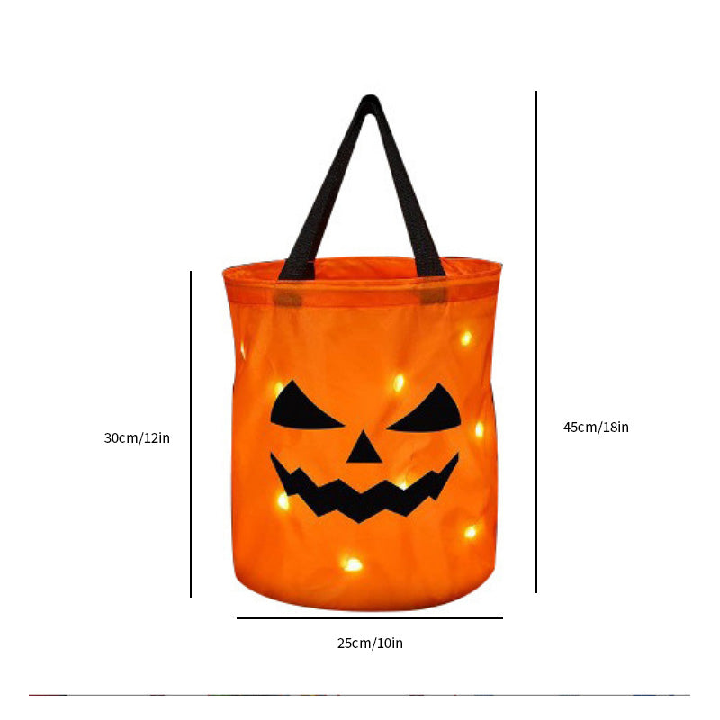 Lisslune | Personalized glowing pumpkin bag