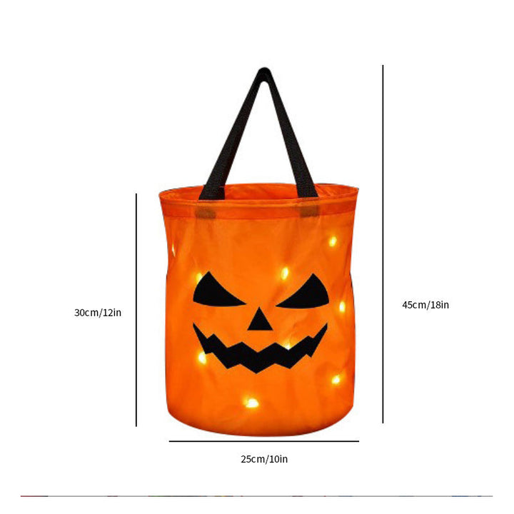 Lisslune | Personalized glowing pumpkin bag