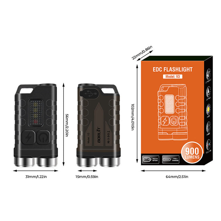Lisslune | Magnetic Mini Keychain Flashlight