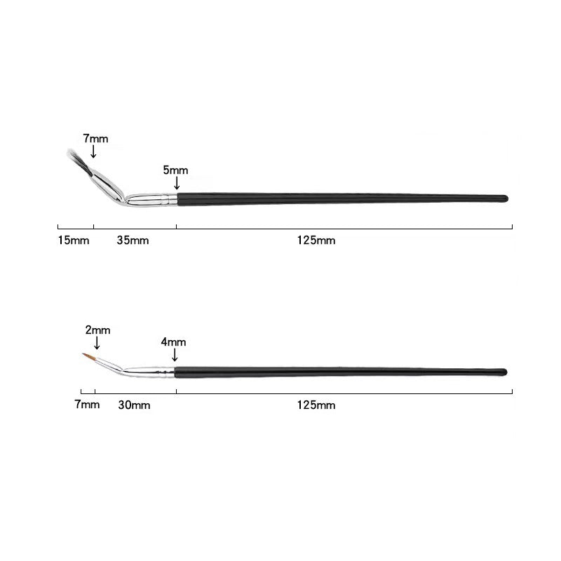 Lisslune | Angled mascara brush with wave cut