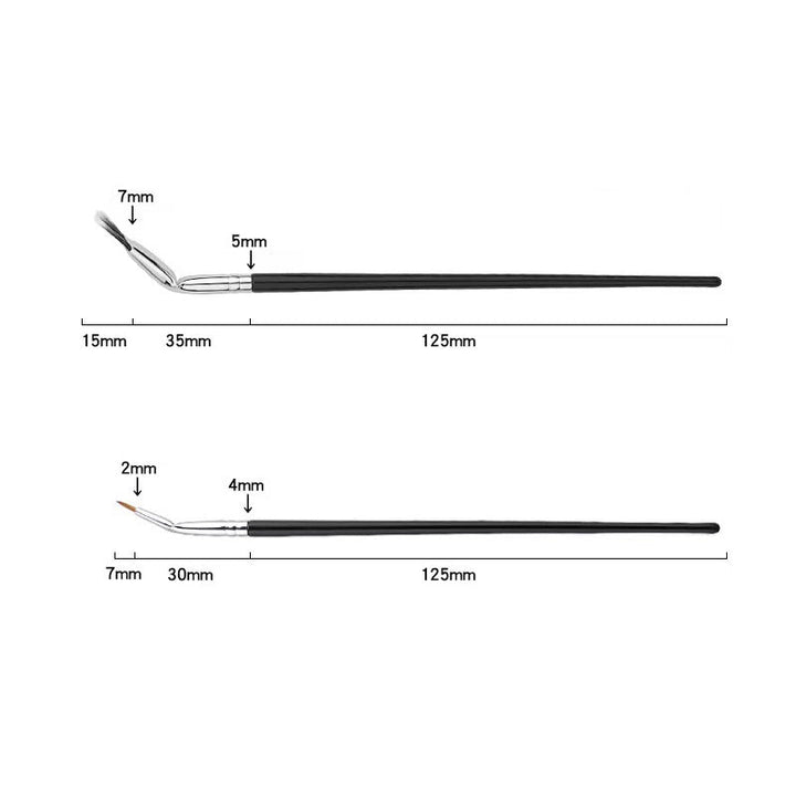 Lisslune | Angled mascara brush with wave cut