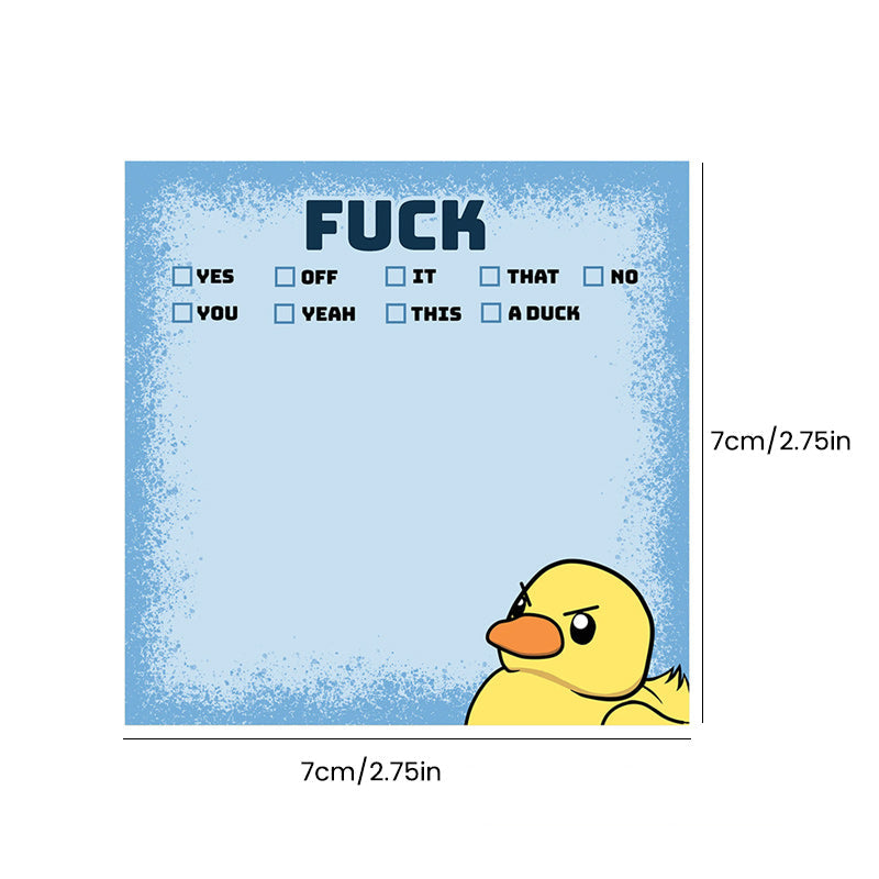 Lisslune | Funny, cheeky sticky notes with duck