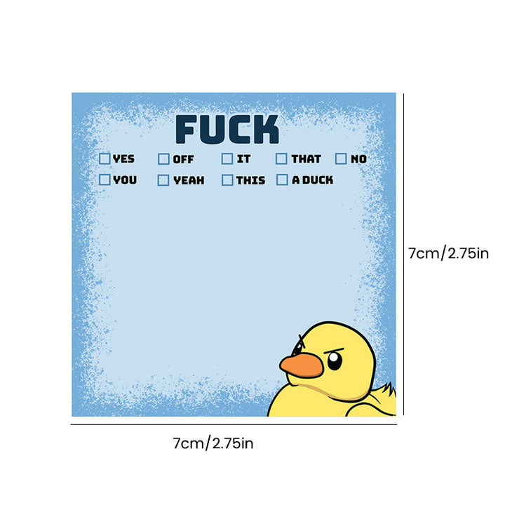 Lisslune | Funny, cheeky sticky notes with duck
