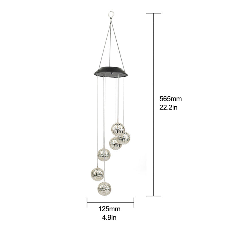 Lisslune | Solar Wind Chime Outdoor Light