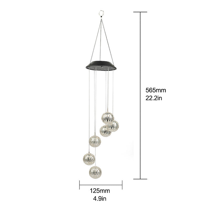 Lisslune | Solar Wind Chime Outdoor Light