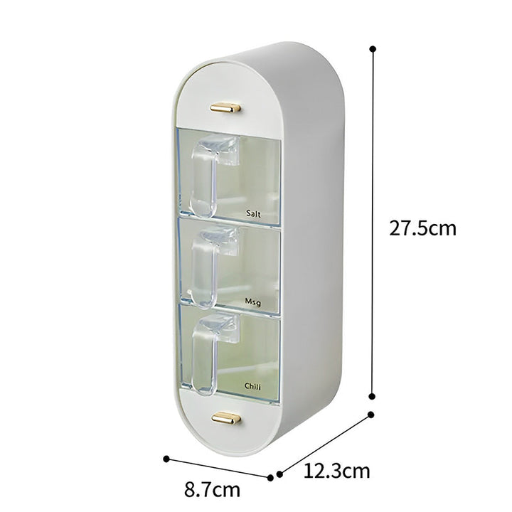 Lisslune | Space-saving spice jar for wall mounting