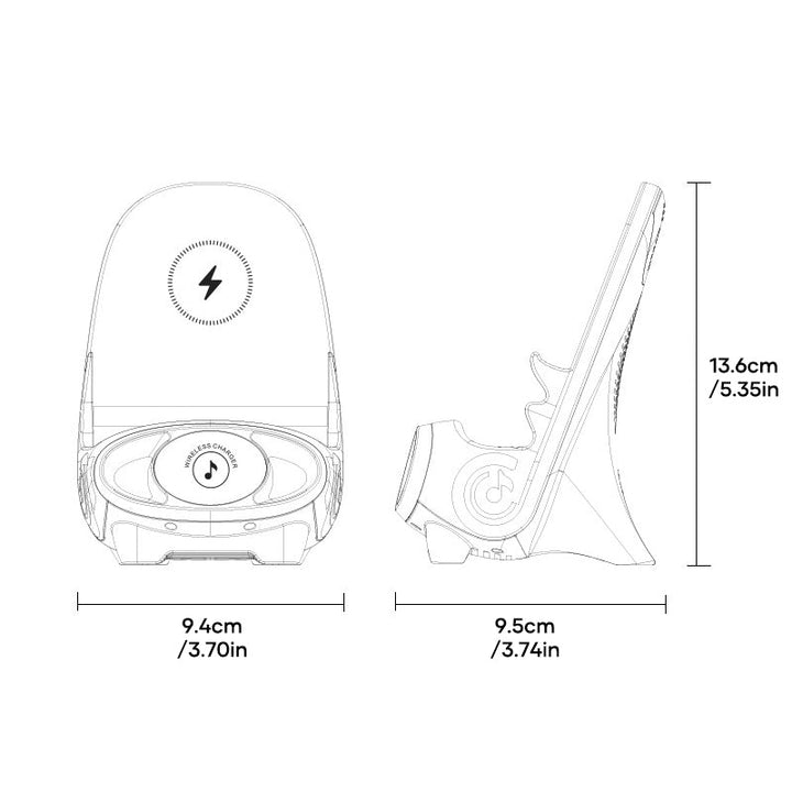 Lisslune | Mini Chair Wireless Fast Charger Multifunctional Phone Holder