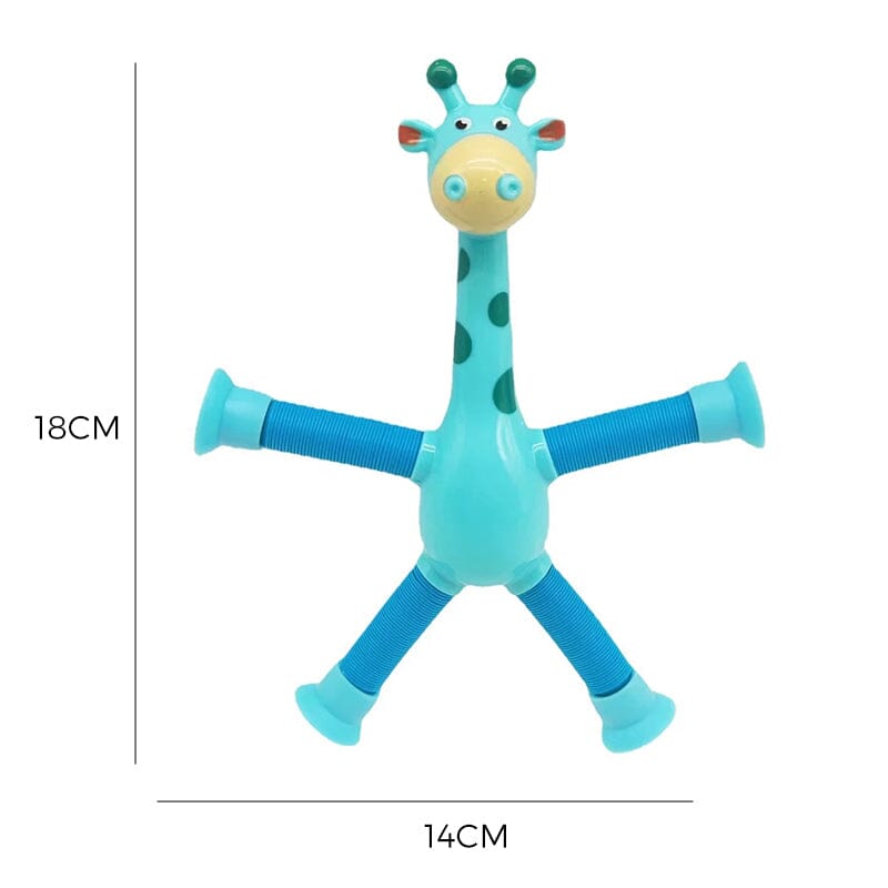 Lisslune | Telescopic Suction Cup Giraffe Toy