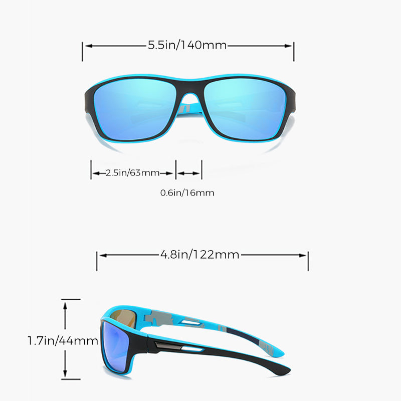 Lisslune | Outdoor Sport Sunglasses with Anti-Glare Polarized Lens