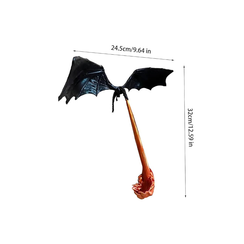 Lisslune | Book corner with dragon flame