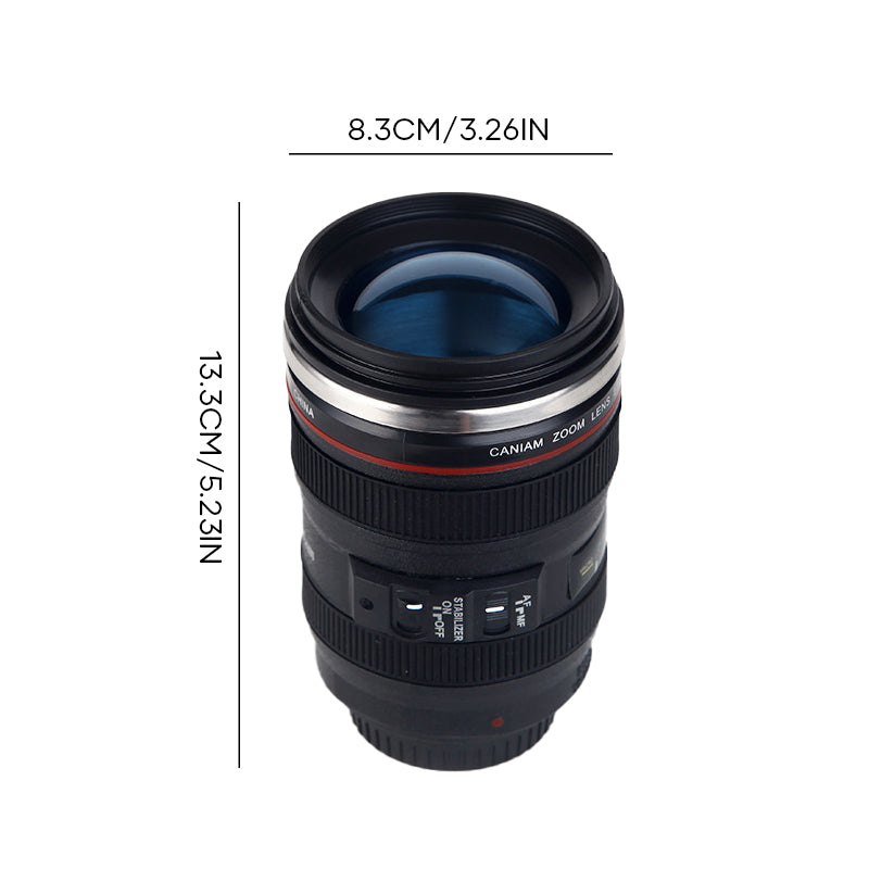 Lisslune | Camera Lens Inspired Insulated Cup Coffee Mug