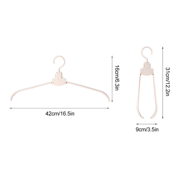 Lisslune | Foldable Travel Clothes Rack made of Plastic