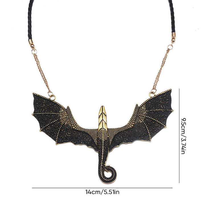 Lisslune | Flying Dragons Necklace