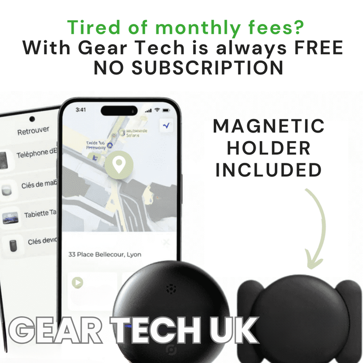 Lisslune | GPS Tracker for Motorcycles | No Subscription, Compatible with Android & iOS for Real-Time Location Tracking
