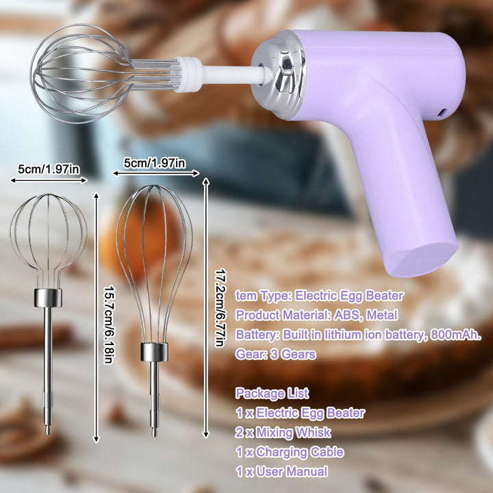 Lisslune | Cordless Electric Mixer