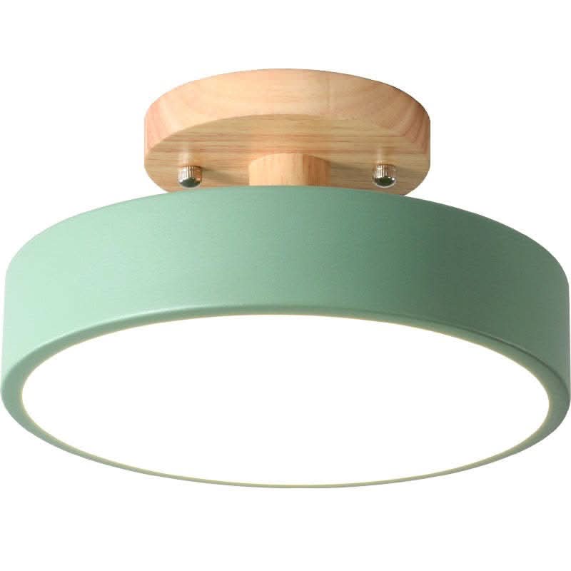 Lisslune | Modern Wood LED Ceiling Light with Dimmable Function