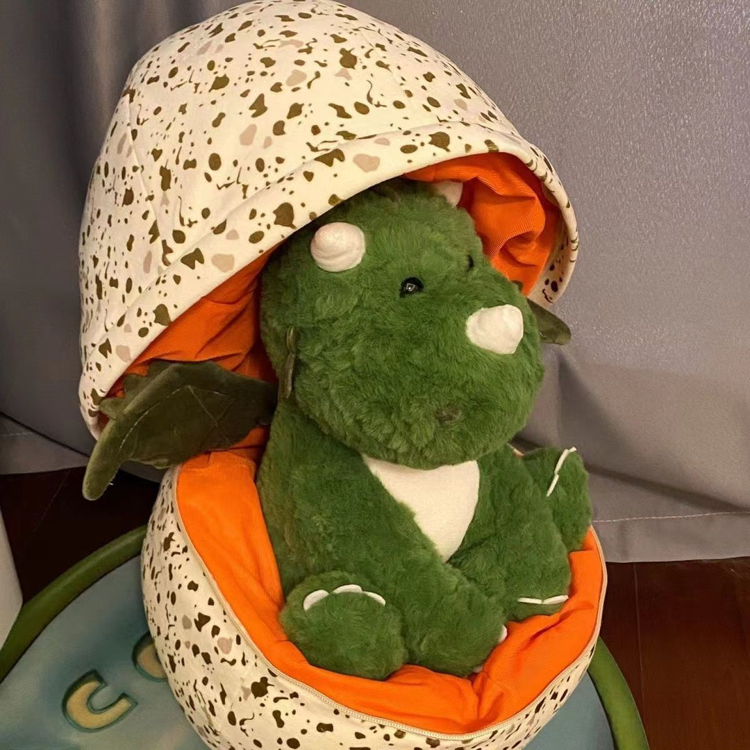 Lisslune | Plush Dinosaur + Eggshell - Small