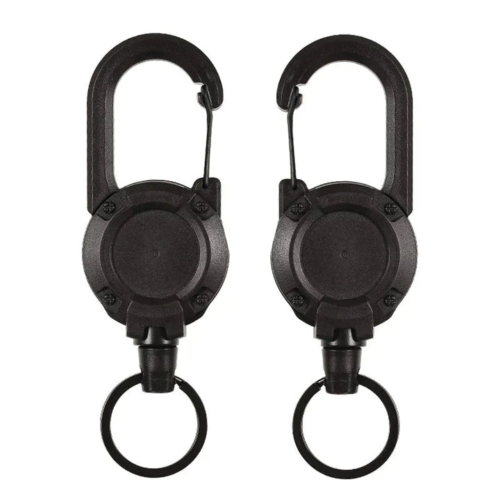 Lisslune | Automatic retractable keychain made of wire rope for outdoor use