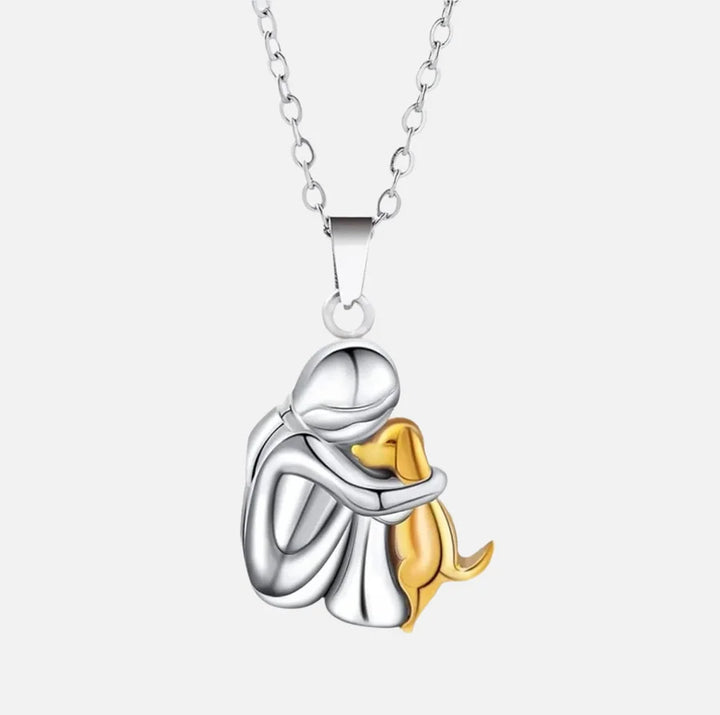 Lisslune | PawHeart Necklace – Jewelry for Dog Lovers with Paw Print