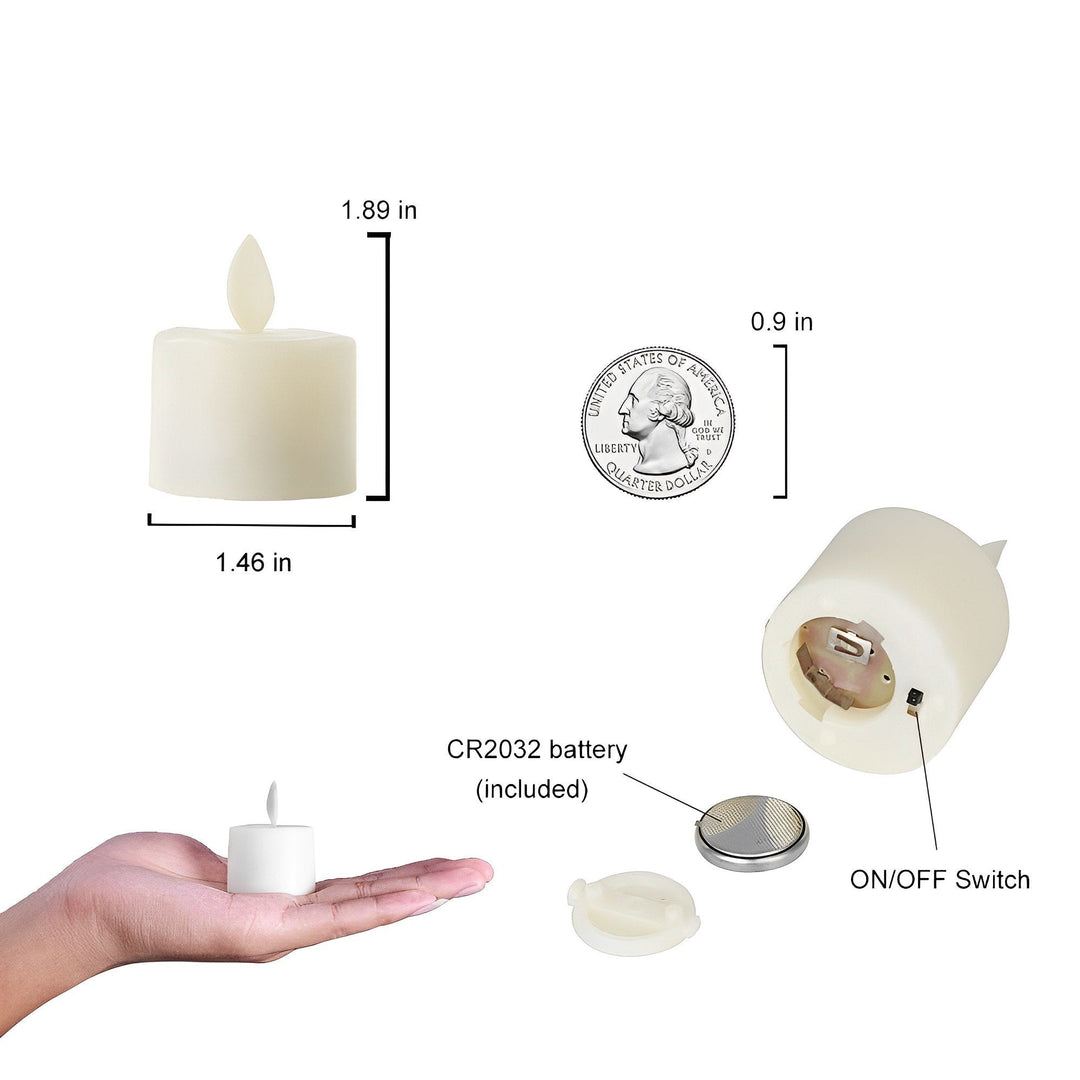 Lisslune | Electronic candle with moving flame | Wickless LED candle