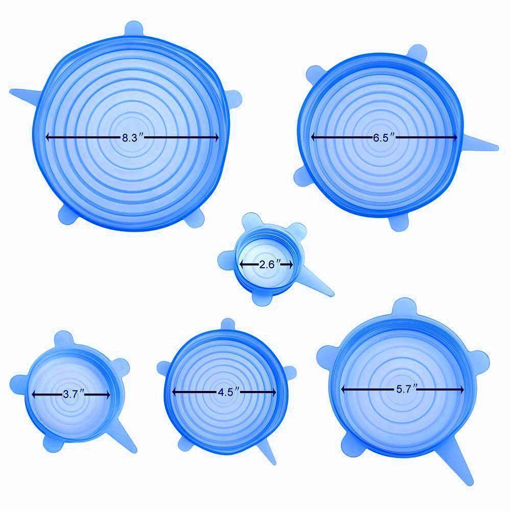 Lisslune | Silicone Stretch Lids, 6PCS