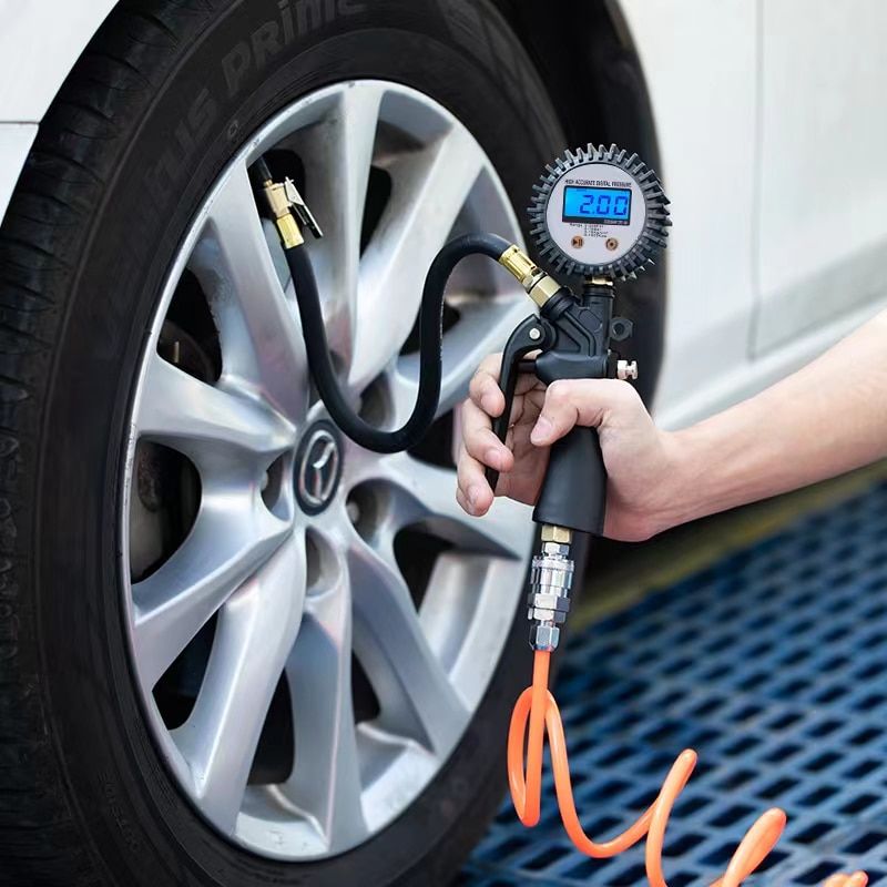 Lisslune | Digital Handheld Tire Pressure Gauge & Inflator for Repair Shops