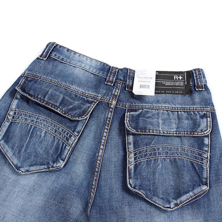 Men's Cargo Jeans Skorter