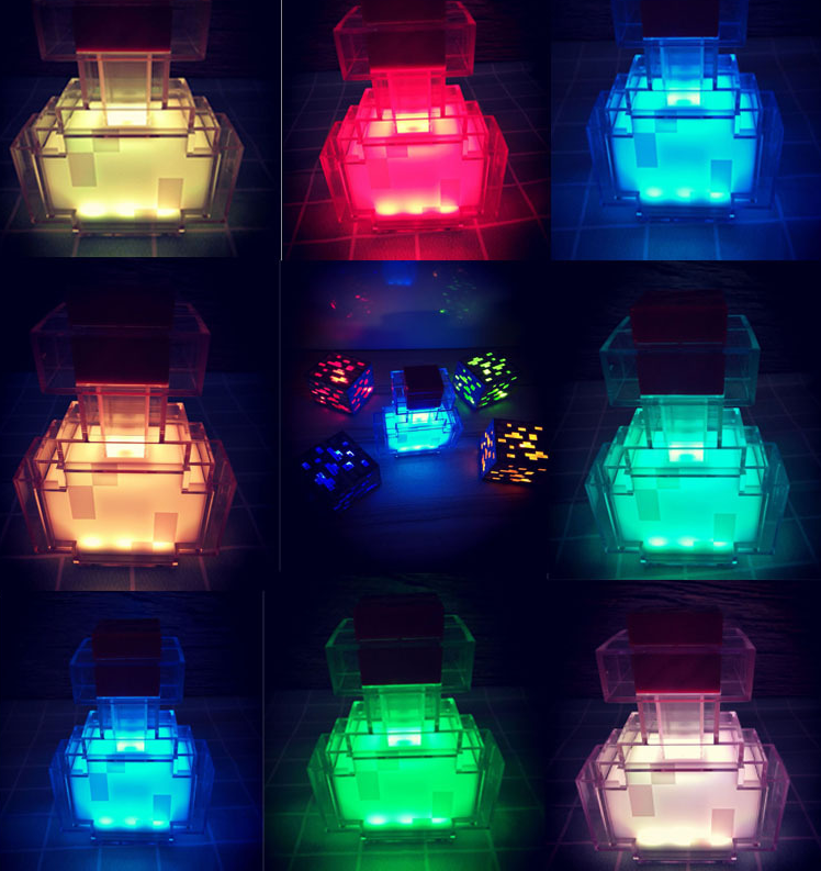 Lisslune | Minecraft Potion Bottle Light, Illuminate your space with a touch of Minecraft magic