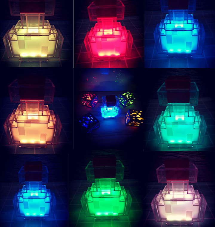 Lisslune | Minecraft Potion Bottle Light, Illuminate your space with a touch of Minecraft magic