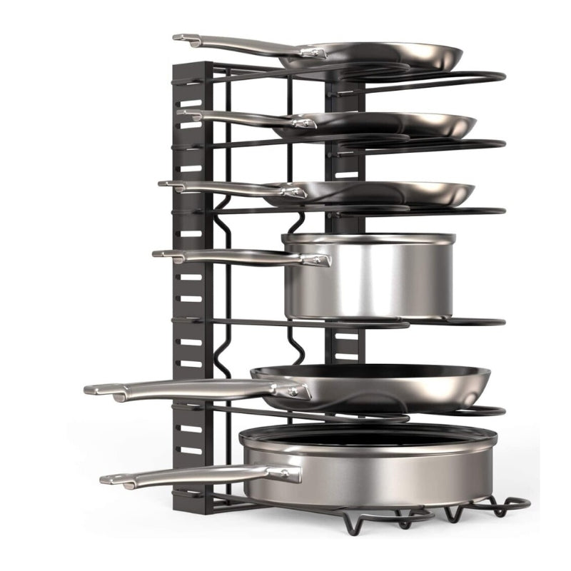Lisslune | SpaceFlex Adjustable Pan Holder & Lid Holder | Organization & Flexibility in the Kitchen