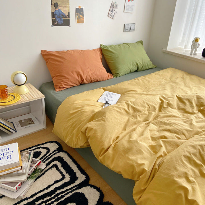 Rynx Earth Tones Color Combination Bedding Set