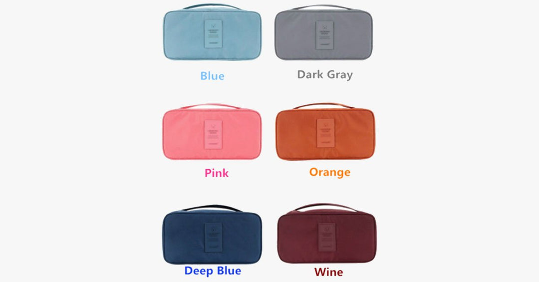 Lisslune | Multi-Compartment Travel Organizer for Underwear - Store Your Intimates!