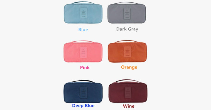 Lisslune | Multi-Compartment Travel Organizer for Underwear - Store Your Intimates!