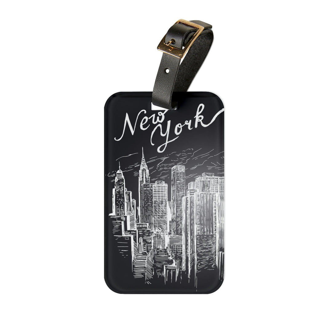 Lisslune | Adjustable Acrylic Baggage Tag: Your Stylish Travel Companion