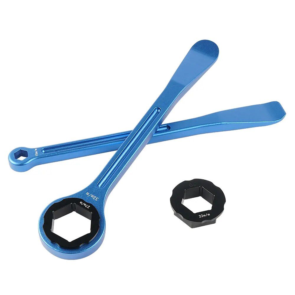 Lisslune | Universal aluminum 32mm 27/22mm 13/10mm cover lever key set for motorcycle maintenance