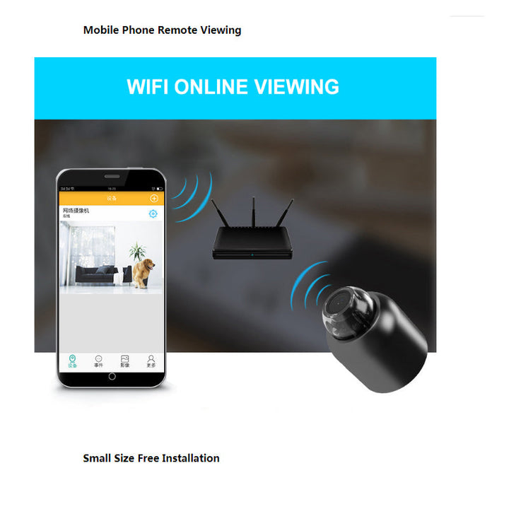 Lisslune | Mini Wireless Spy Camera - Hidden CCTV, WiFi, Outdoor Security, Motion Detection