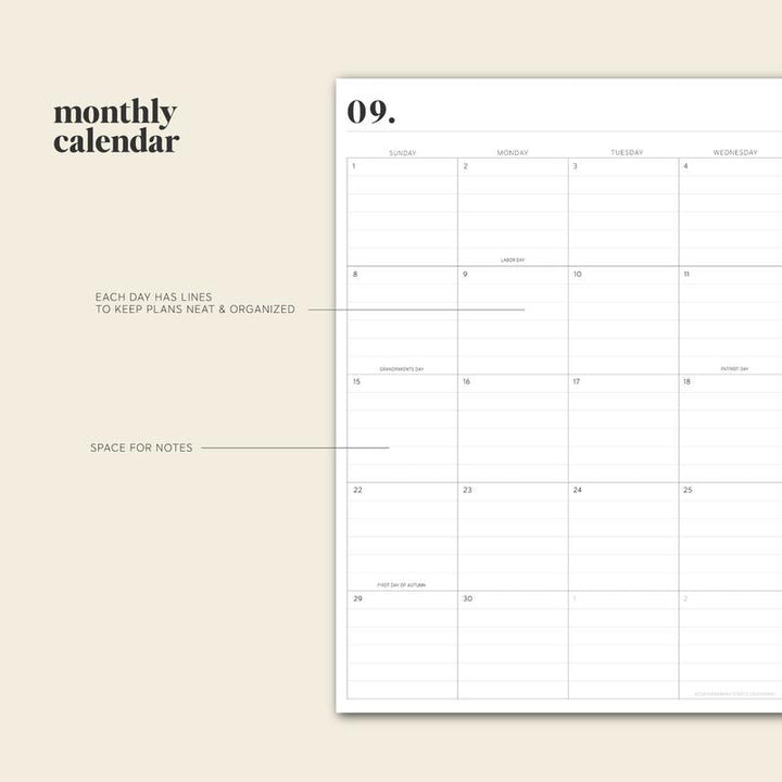 Lisslune | Daily Planner 24-25 – PlanEase