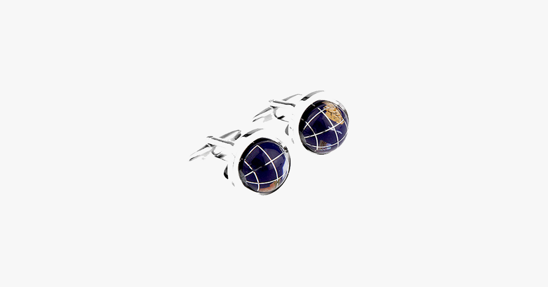 Lisslune | Spinning Globe Cufflinks – The World at Your Fingertips!