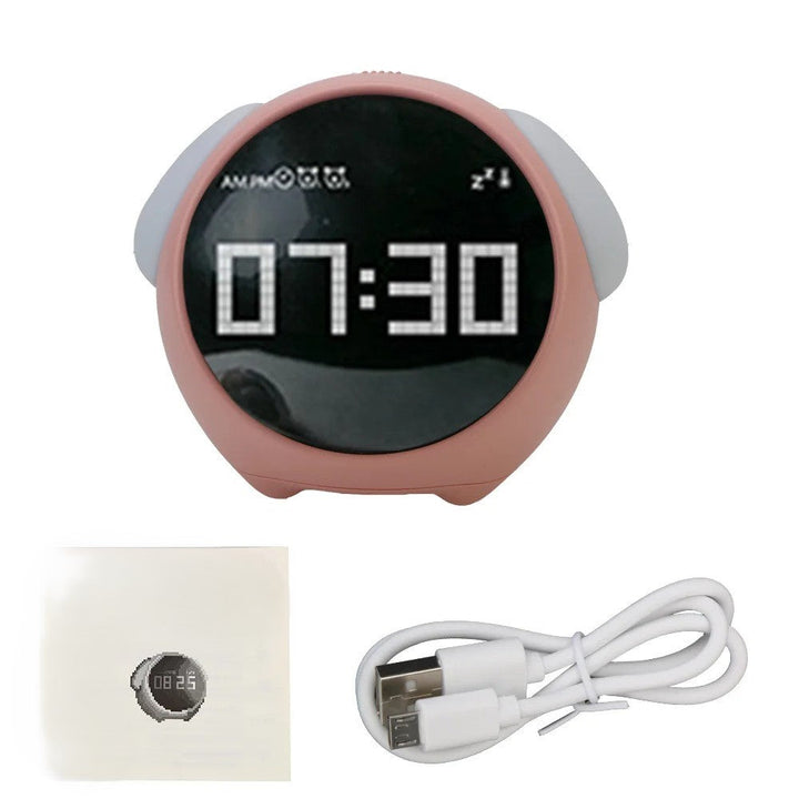 Lisslune | EmojiTime LED Alarm Clock – Funny & Expressive Digital Display