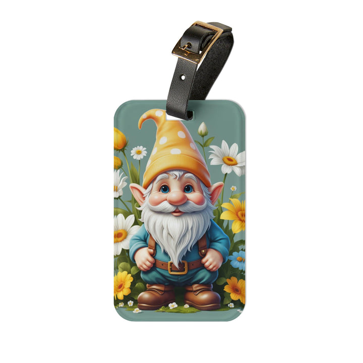 Lisslune | Charming Gnome Luggage Tag for Fun Travel Experiences