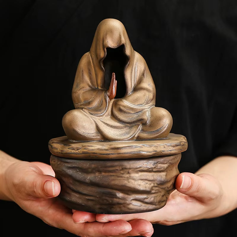Lisslune | Silent Monk Backflow Ceramic Incense Burner