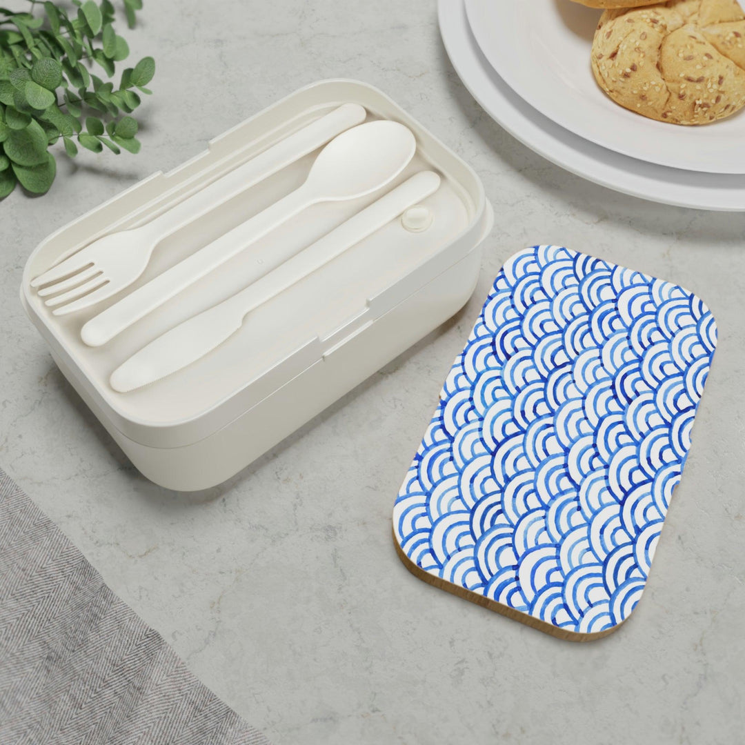 Lisslune | Stylish customizable wooden lid bento box for trendy on-the-go eating