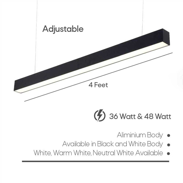 Lisslune | LED Linear Pendant Light Profile