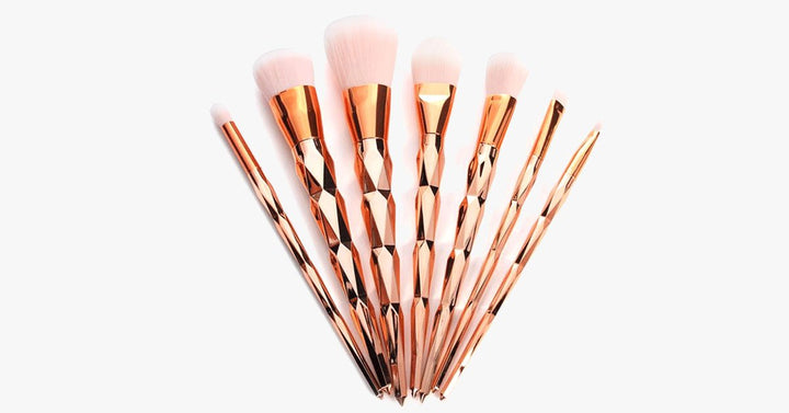 Lisslune | Gold Jewel Mermaid Brush Set