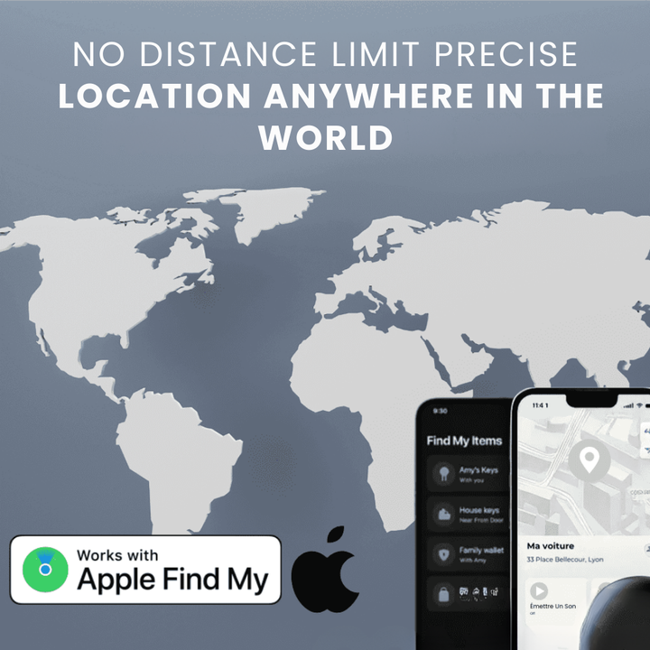 Lisslune | GPS Tracker for Motorcycles | No Subscription, Compatible with Android & iOS for Real-Time Location Tracking